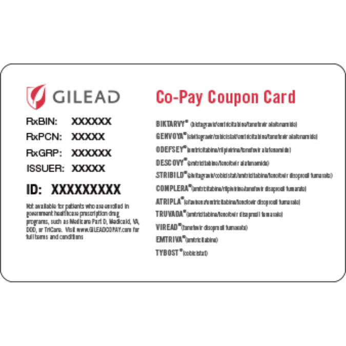 gilead co pay card gilead co pay card